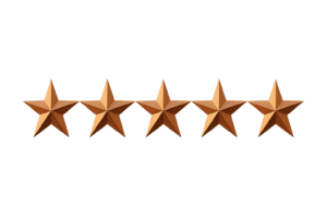5 star picture transparent 3
