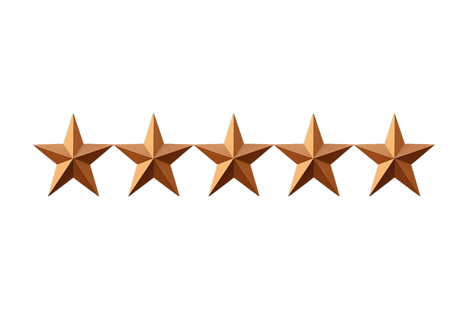 5 star picture transparent 3